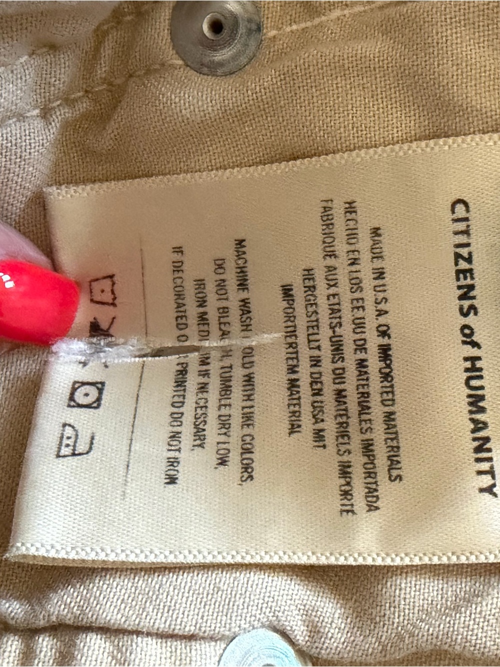 Citizens of Humanity Miro Relaxed Barrel Jeans Sepia Cheetah Leopard Print 26 - Picture 10 of 11